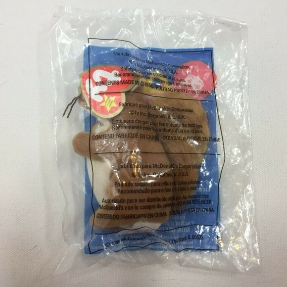 TY McDonalds Happy Meal Toy Beanie Baby Mini #6 #7 #8 #12 Mel Nuts Happy Peanut - Picture 4 of 10